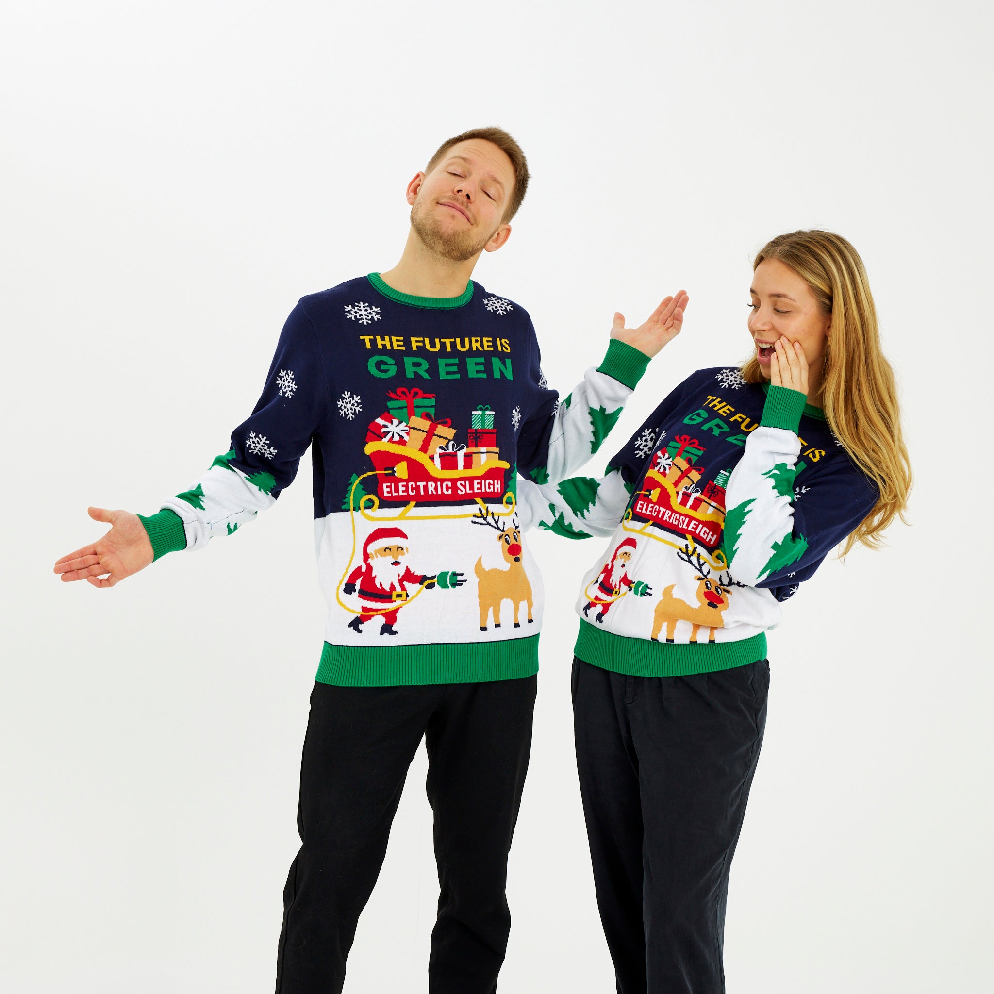 The Electric Christmas Sweater - Damen.